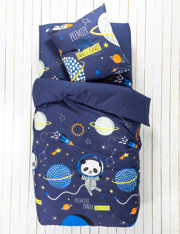 Bedlinnen voor kinderen Pao - katoen met ruimteprint (marine) Bedlinnen voor kinderen Pao - katoen met ruimteprint (marine)